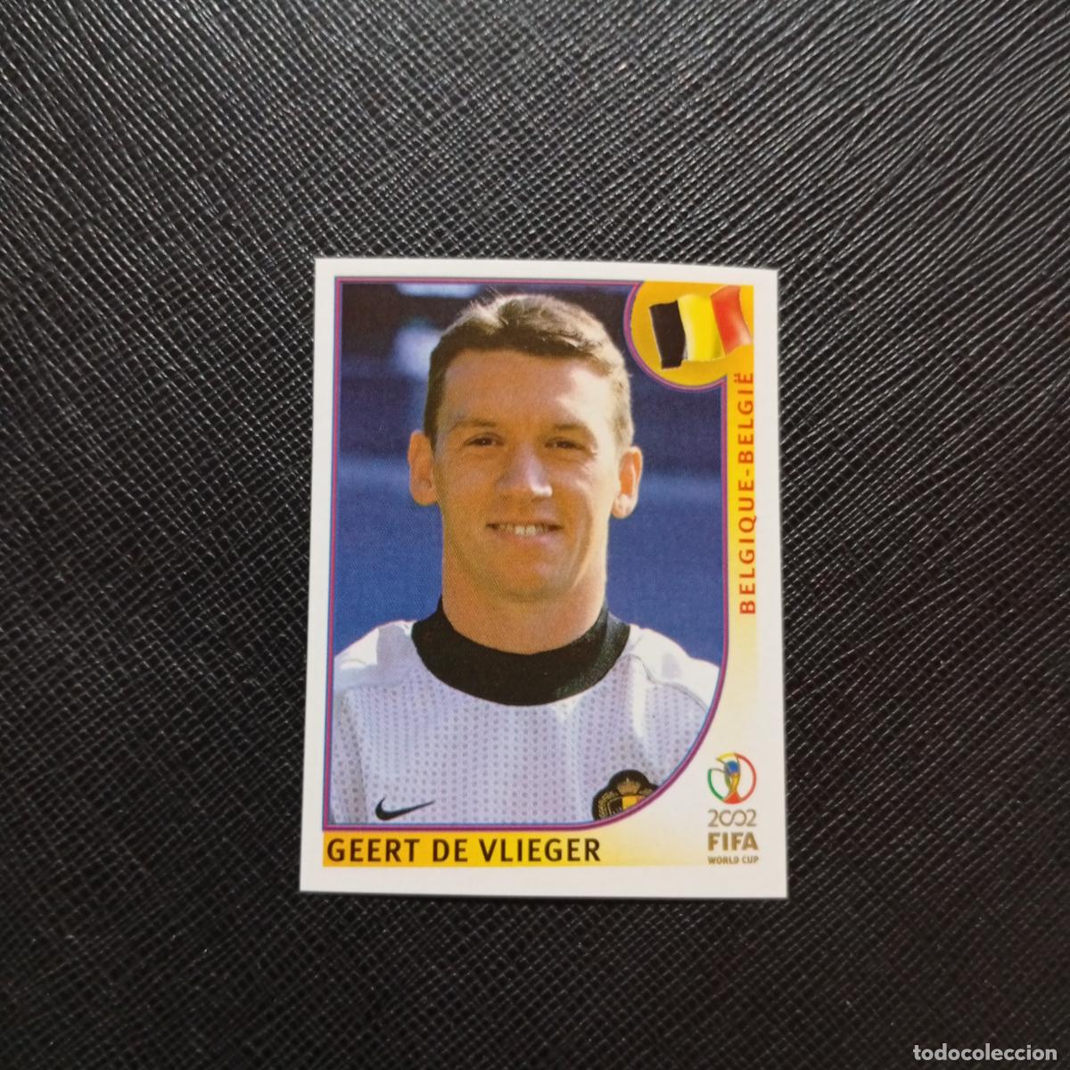 Cromos de f&uacute;tbol: 551 GEERT DE VLIEGER BELGICA PANINI 2002 MUNDIAL KOREA FUTBOL 02 CROMO - SIN PEGAR - A59 PG505
