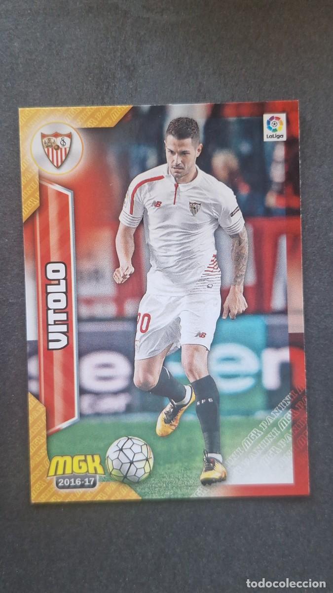 Cromos de f&uacute;tbol: L1 VITOLO SEVILLA F. C. 449 PANINI MEGACRACKS 2016 2017 16 17