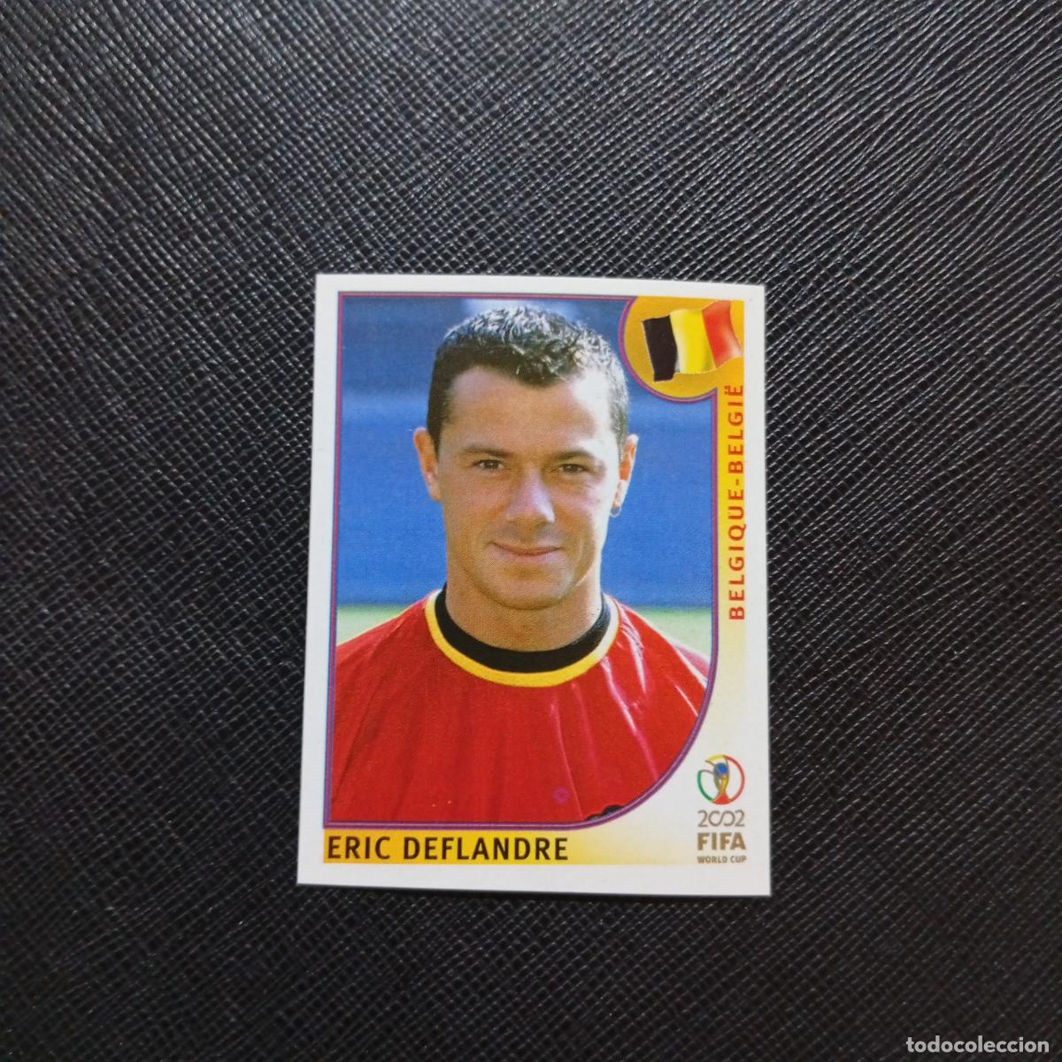 Cromos de f&uacute;tbol: 552 ERIC DEFLANDRE BELGICA PANINI 2002 MUNDIAL KOREA FUTBOL 02 CROMO - SIN PEGAR - A59 PG514