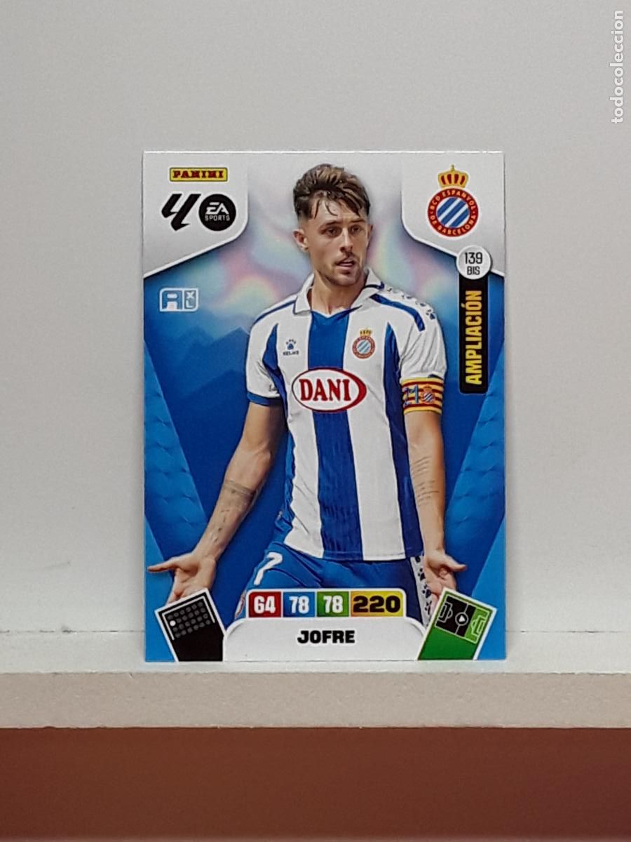 Fu&szlig;ball-Sticker: ADRENALYN 2025 2026 25 26 ALBUM PANINI LIGA N 139BIS 139 BIS ESPANYOL JOFRE