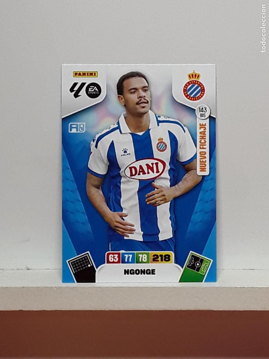 Fu&szlig;ball-Sticker: ADRENALYN 2025 2026 25 26 ALBUM PANINI LIGA N 143BIS 143 BIS ESPANYOL NGONGE