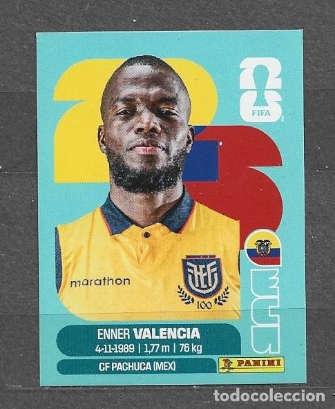 Cromos de f&uacute;tbol: Mundial 2026 - Enner Valencia - N&deg; 20 - Ecuador