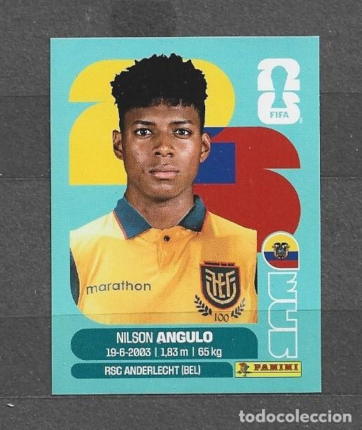 Cromos de f&uacute;tbol: Mundial 2026 - Nilson Angulo - N&deg; 17 - Ecuador