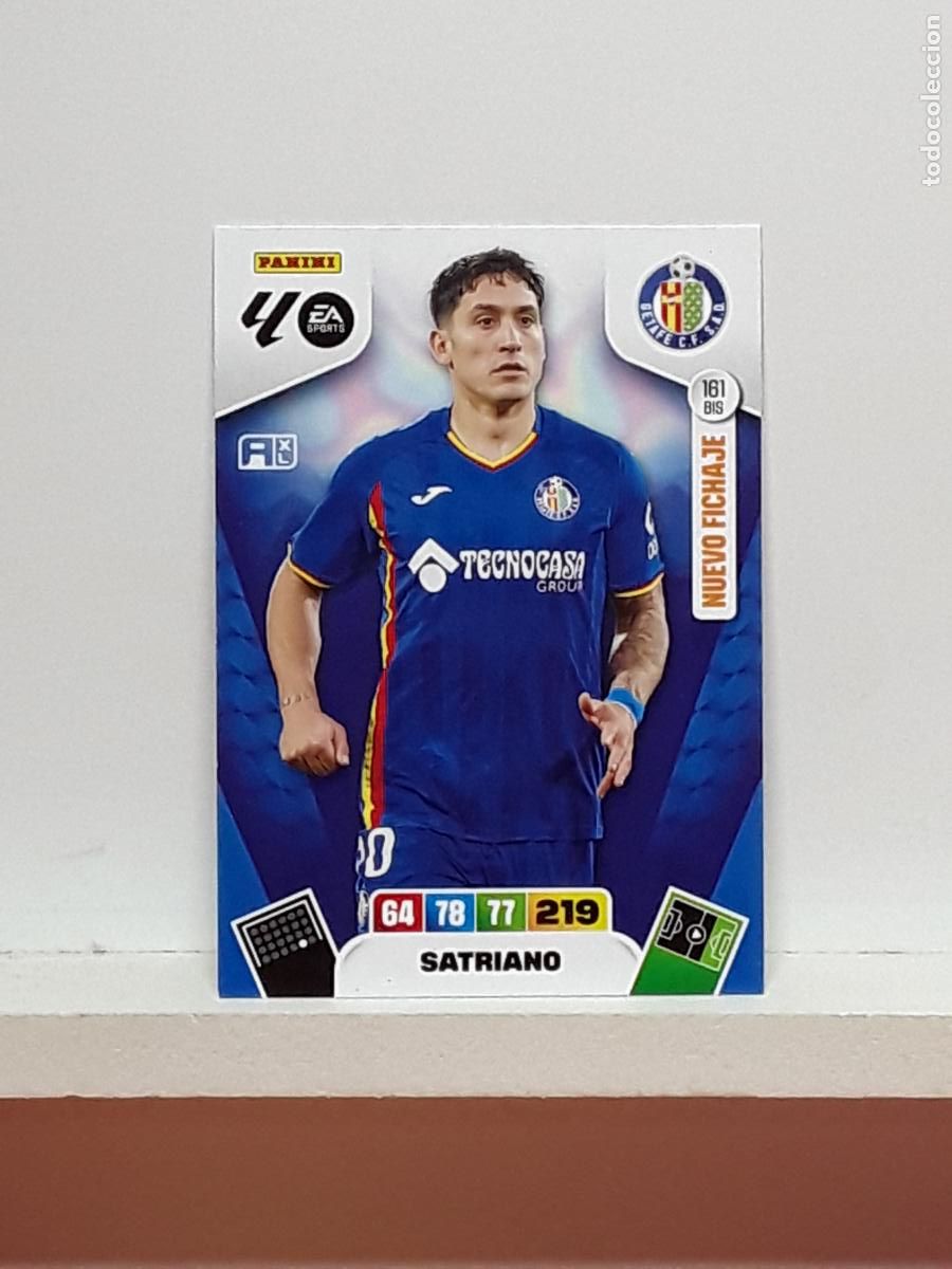Cromos de f&uacute;tbol: ADRENALYN 2025 2026 25 26 ALBUM PANINI LIGA N 161BIS 161 BIS GETAFE SATRIANO