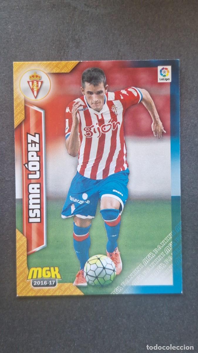 Cromos de f&uacute;tbol: L1 ISMA LOPEZ SPORTING DE GIJON 468 PANINI MEGACRACKS 2016 2017 16 17