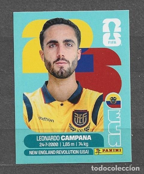 Cromos de f&uacute;tbol: Mundial 2026 - Leonardo Campana - N&deg; 15 - Ecuador