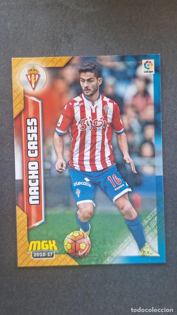 Cromos de f&uacute;tbol: L1 NACHO CASES SPORTING DE GIJON 471 PANINI MEGACRACKS 2016 2017 16 17