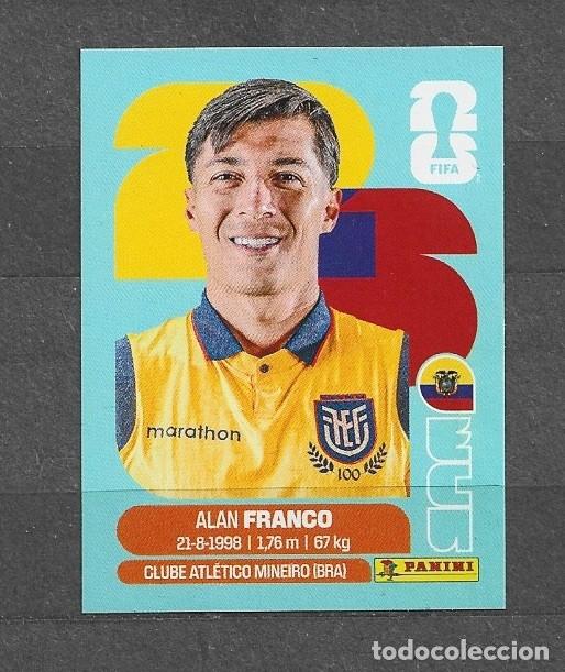 Cromos de f&uacute;tbol: Mundial 2026 - Alan Franco - N&deg; 10 - Ecuador
