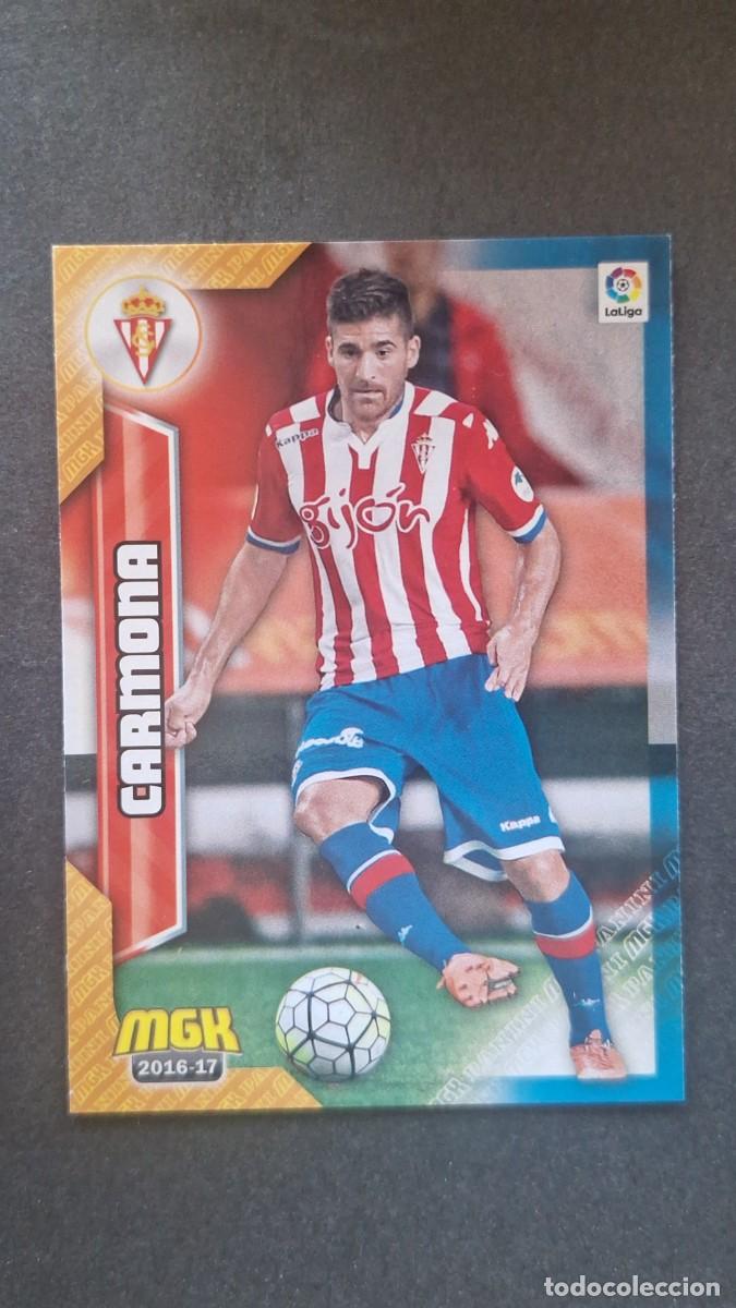 Cromos de f&uacute;tbol: L1 CARMONA SPORTING DE GIJON 475 PANINI MEGACRACKS 2016 2017 16 17