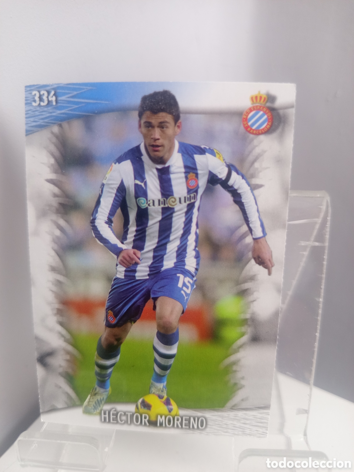 Cromos de f&uacute;tbol: ❇️ CROMO ⚽ H&Eacute;CTOR MORENO ESPA&Ntilde;OL 334 FICHAS LIGA QUIZ GAME 2014 13 14 2013 2014 MUNDICROMO ❇️