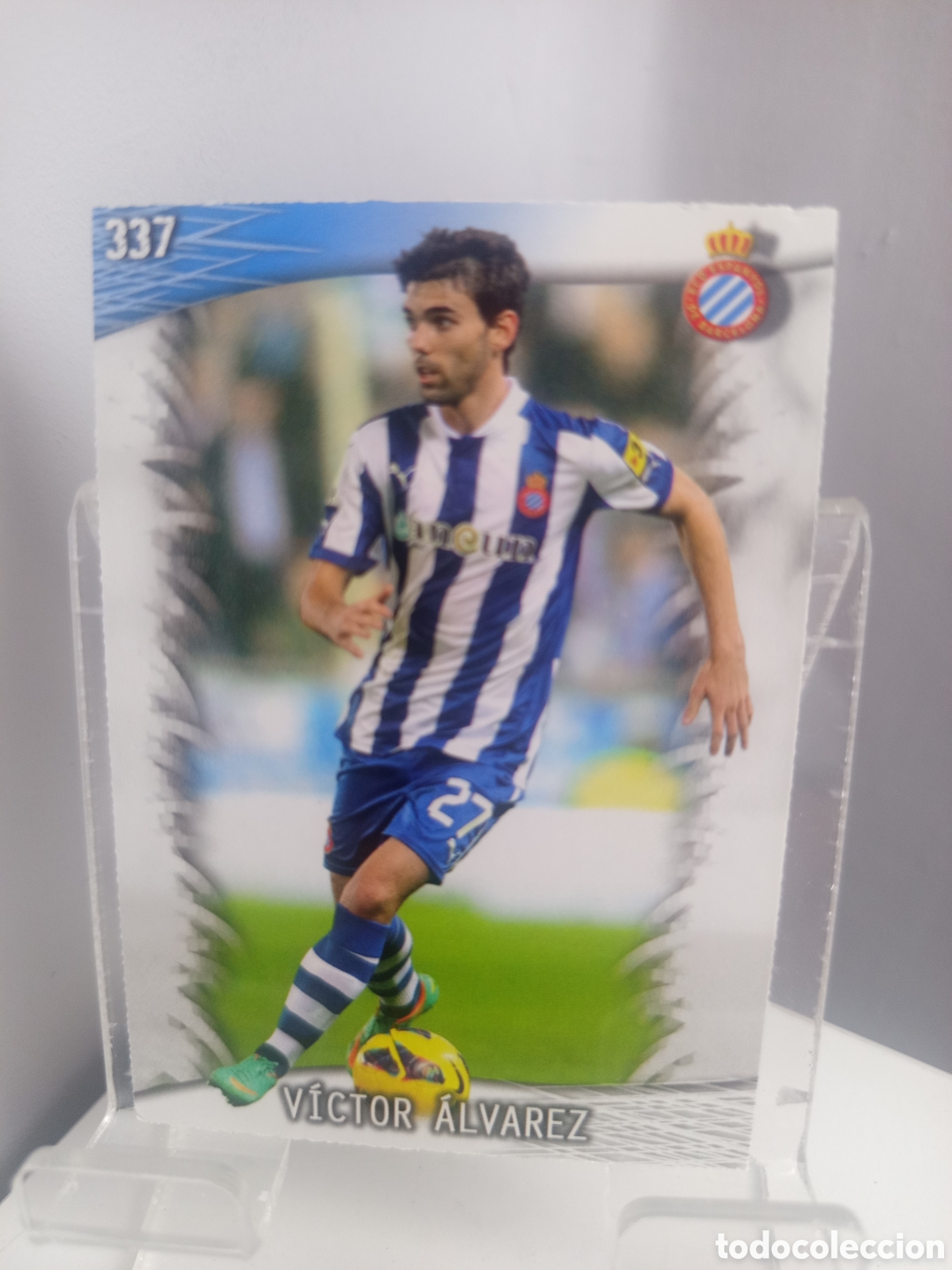 Cartes &agrave; collectionner de Football: ❇️ CROMO ⚽ V&Iacute;CTOR &Aacute;LVAREZ ESPA&Ntilde;OL 337 FICHAS LIGA QUIZ GAME 2014 13 14 2013 2014 MUNDICROMO ❇️