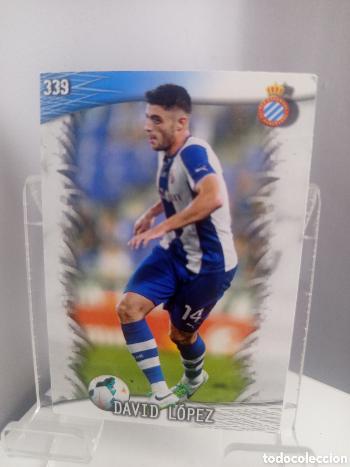 Football Stickers: ❇️ CROMO ⚽ DAVID L&Oacute;PEZ ESPA&Ntilde;OL 339 FICHAS LIGA QUIZ GAME 2014 13 14 2013 2014 MUNDICROMO ❇️