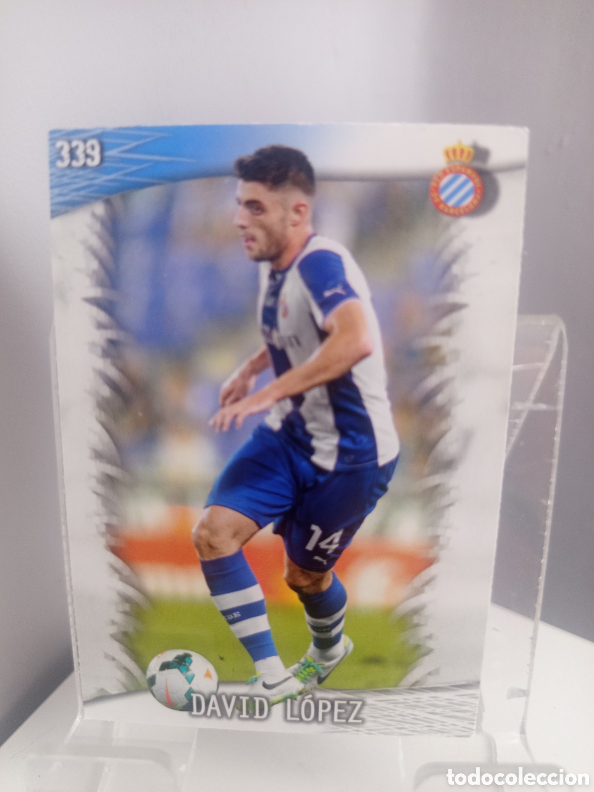 Football Stickers: ❇️ CROMO ⚽ DAVID L&Oacute;PEZ ESPA&Ntilde;OL 339 FICHAS LIGA QUIZ GAME 2014 13 14 2013 2014 MUNDICROMO ❇️