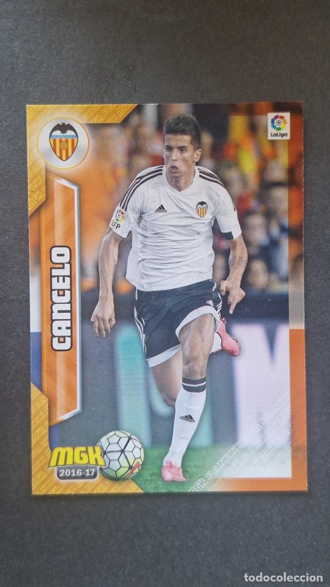 Cromos de f&uacute;tbol: L1 CANCELO VALENCIA C. F. 491 PANINI MEGACRACKS 2016 2017 16 17