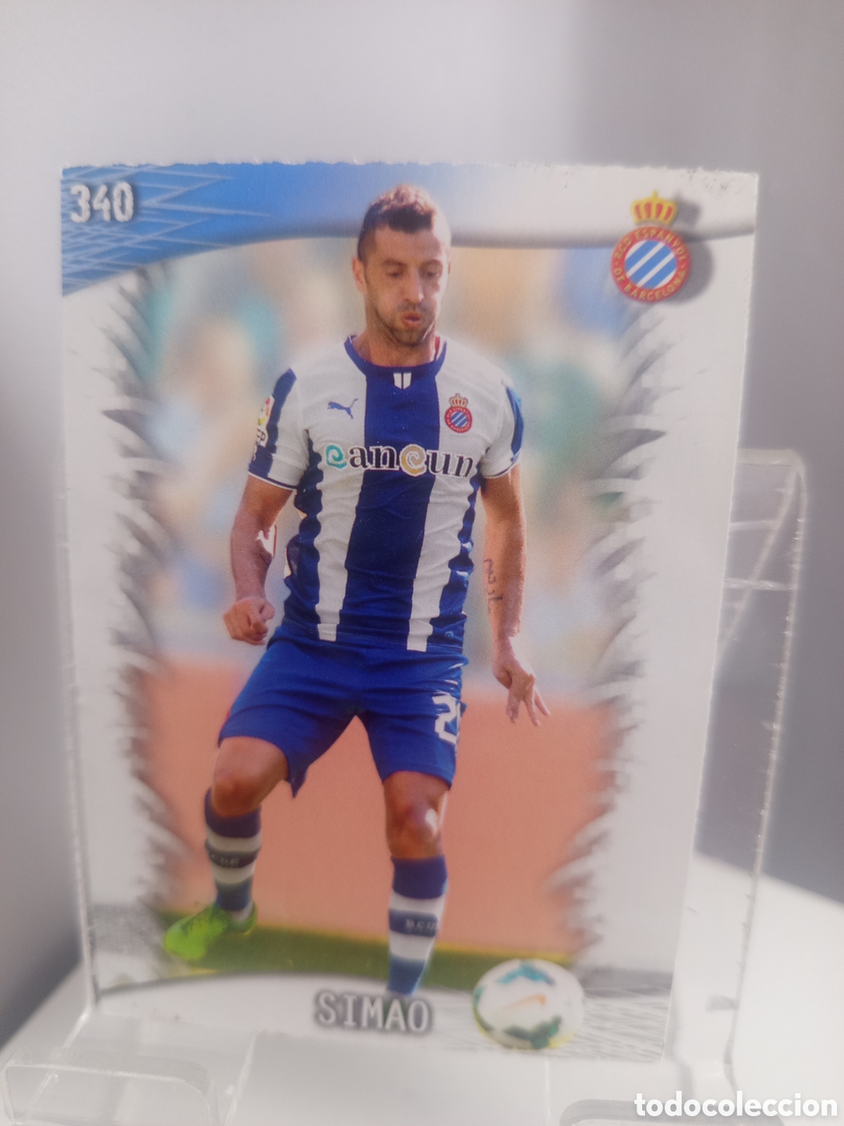 Football Stickers: ❇️ CROMO ⚽ SIMAO ESPA&Ntilde;OL 340 FICHAS LIGA QUIZ GAME 2014 13 14 2013 2014 MUNDICROMO ❇️