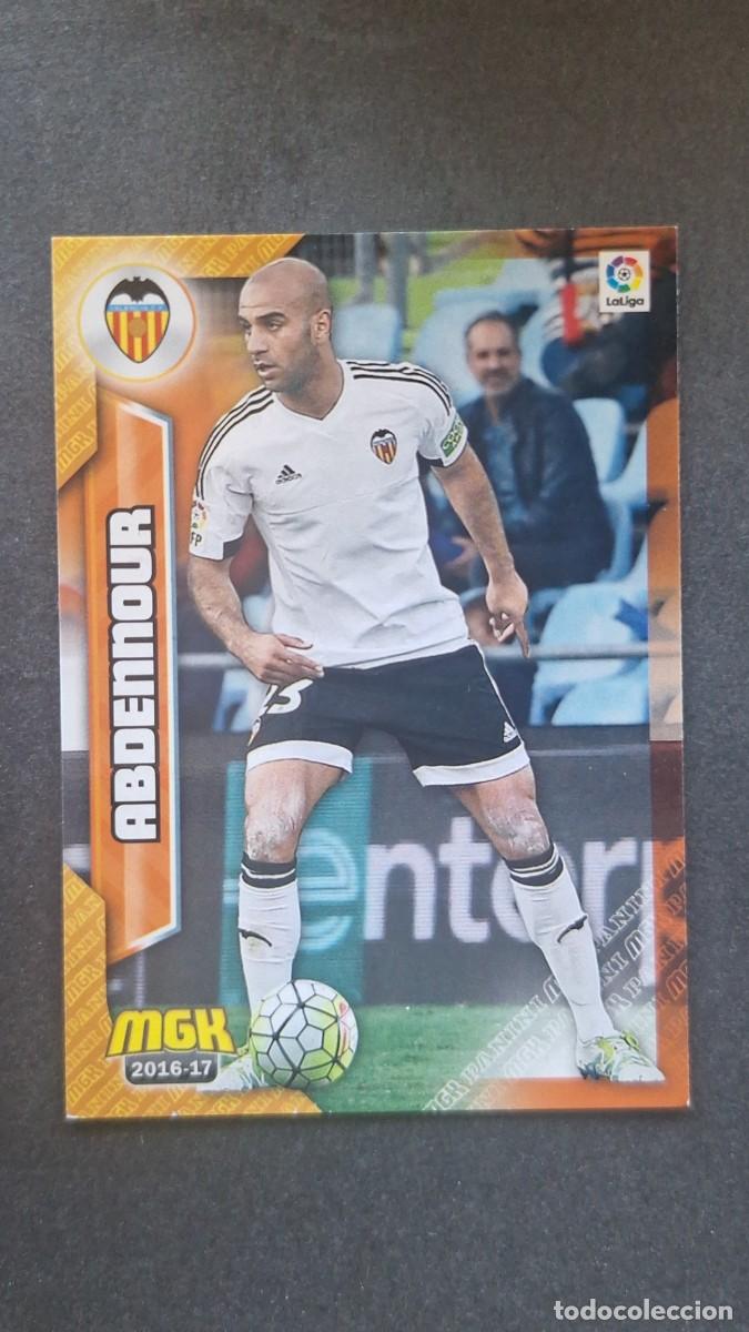 Cromos de f&uacute;tbol: L1 ABDENNOUR VALENCIA C. F. 493 PANINI MEGACRACKS 2016 2017 16 17