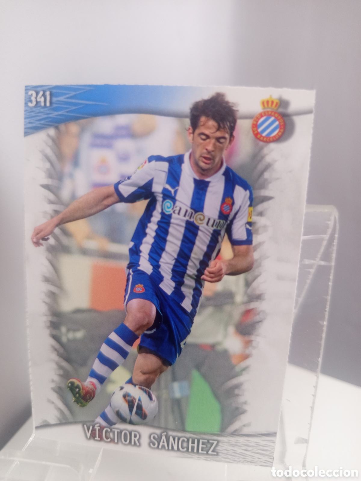 Cromos de f&uacute;tbol: ❇️ CROMO ⚽ V&Iacute;CTOR S&Aacute;NCHEZ ESPA&Ntilde;OL 341 FICHAS LIGA QUIZ GAME 2014 13 14 2013 2014 MUNDICROMO ❇️
