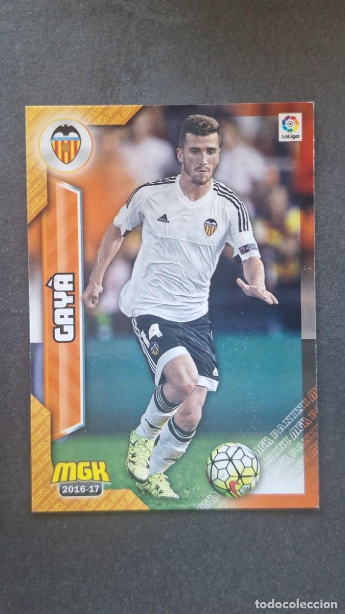 Cromos de f&uacute;tbol: L1 GAYA VALENCIA C. F. 495 PANINI MEGACRACKS 2016 2017 16 17