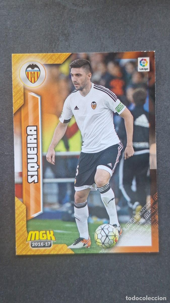 Cromos de f&uacute;tbol: L1 SIQUEIRA VALENCIA C. F. 496 PANINI MEGACRACKS 2016 2017 16 17