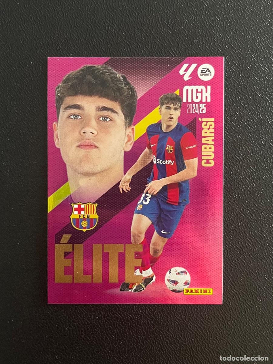 Cromos de Futebol: 3 PAU CUBARS&Iacute; FC BARCELONA BAR&Ccedil;A &Eacute;LITE MGK MEGACRACKS 24 25 PANINI CROMO LA LIGA EA SPORTS 2024 2025