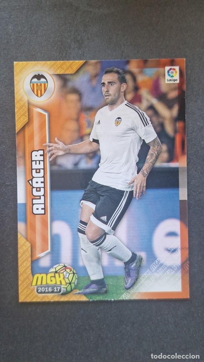 Cromos de f&uacute;tbol: L1 ALCACER VALENCIA C. F. 506 PANINI MEGACRACKS 2016 2017 16 17