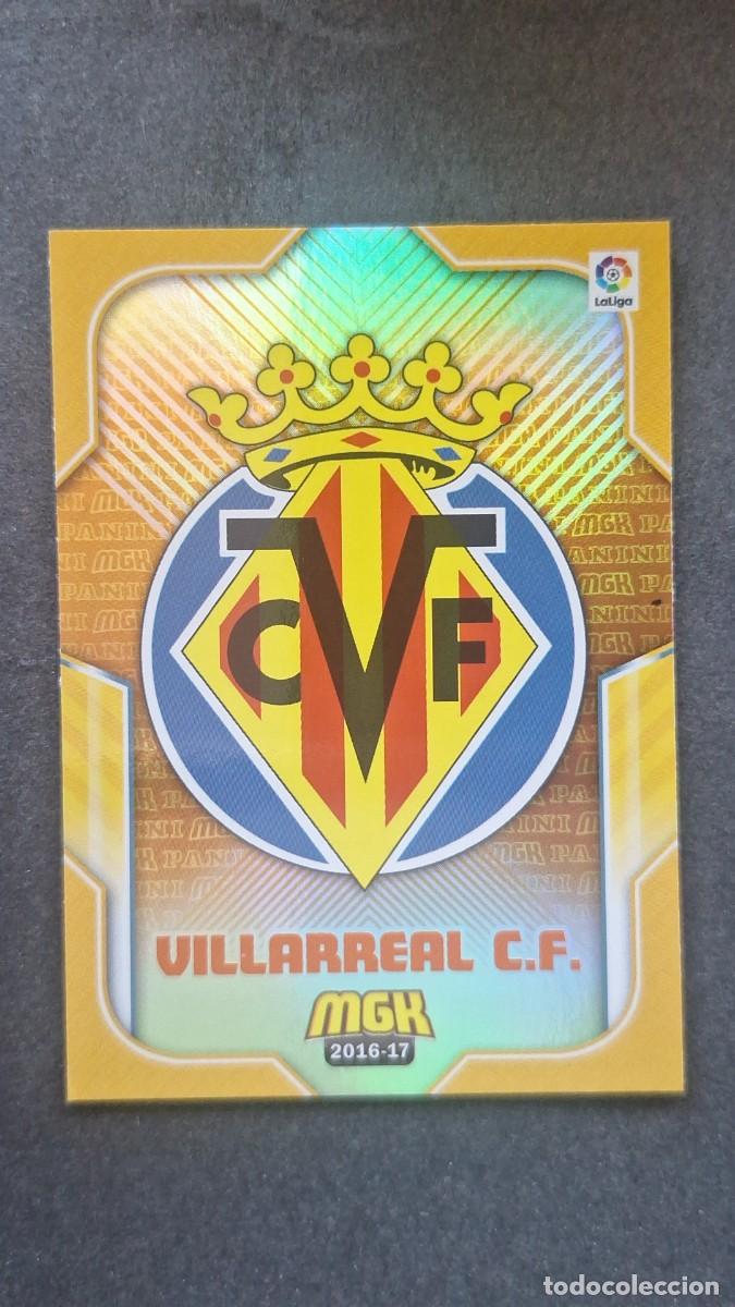Football Stickers: L1 ESCUDO VILLARREAL C. F. 514 PANINI MEGACRACKS 2016 2017 16 17
