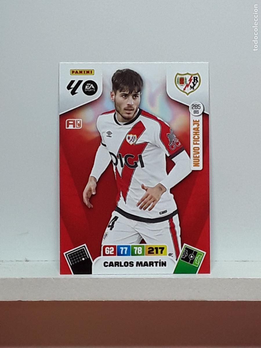 Football Stickers: ADRENALYN 2025 2026 25 26 ALBUM PANINI LIGA N 285BIS 285 BIS RAYO VALLECANO CARLOS MARTIN
