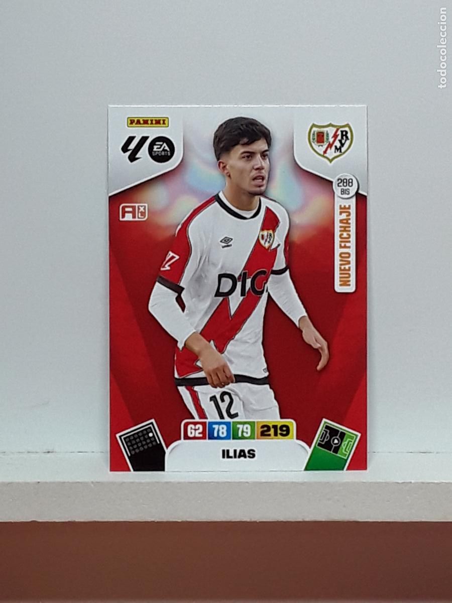 Football Stickers: ADRENALYN 2025 2026 25 26 ALBUM PANINI LIGA N 288BIS 288 BIS RAYO VALLECANO ILIAS