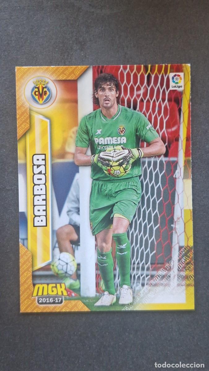 Football Stickers: L1 BARBOSA VILLARREAL C. F. 517 PANINI MEGACRACKS 2016 2017 16 17