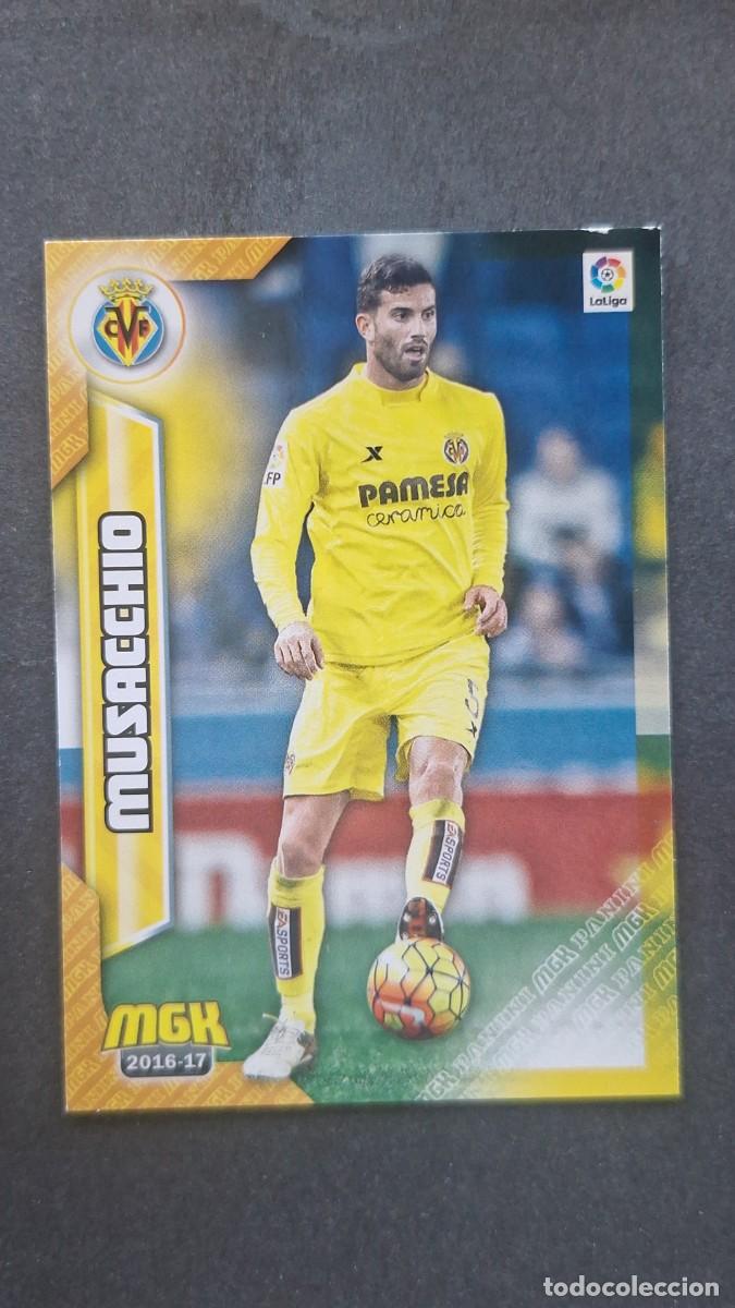 Football Stickers: L1 MUSACCHIO VILLARREAL C. F. 520 PANINI MEGACRACKS 2016 2017 16 17