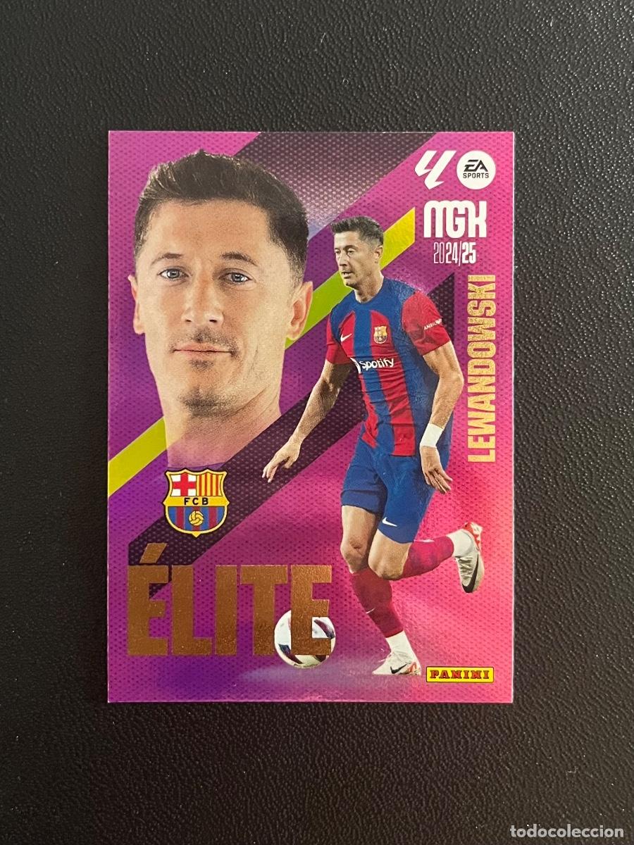 Football Stickers: 8 LEWANDOWSKI FC BARCELONA BAR&Ccedil;A &Eacute;LITE MGK MEGACRACKS 24 25 PANINI CROMO LA LIGA EA SPORTS 2024 2025