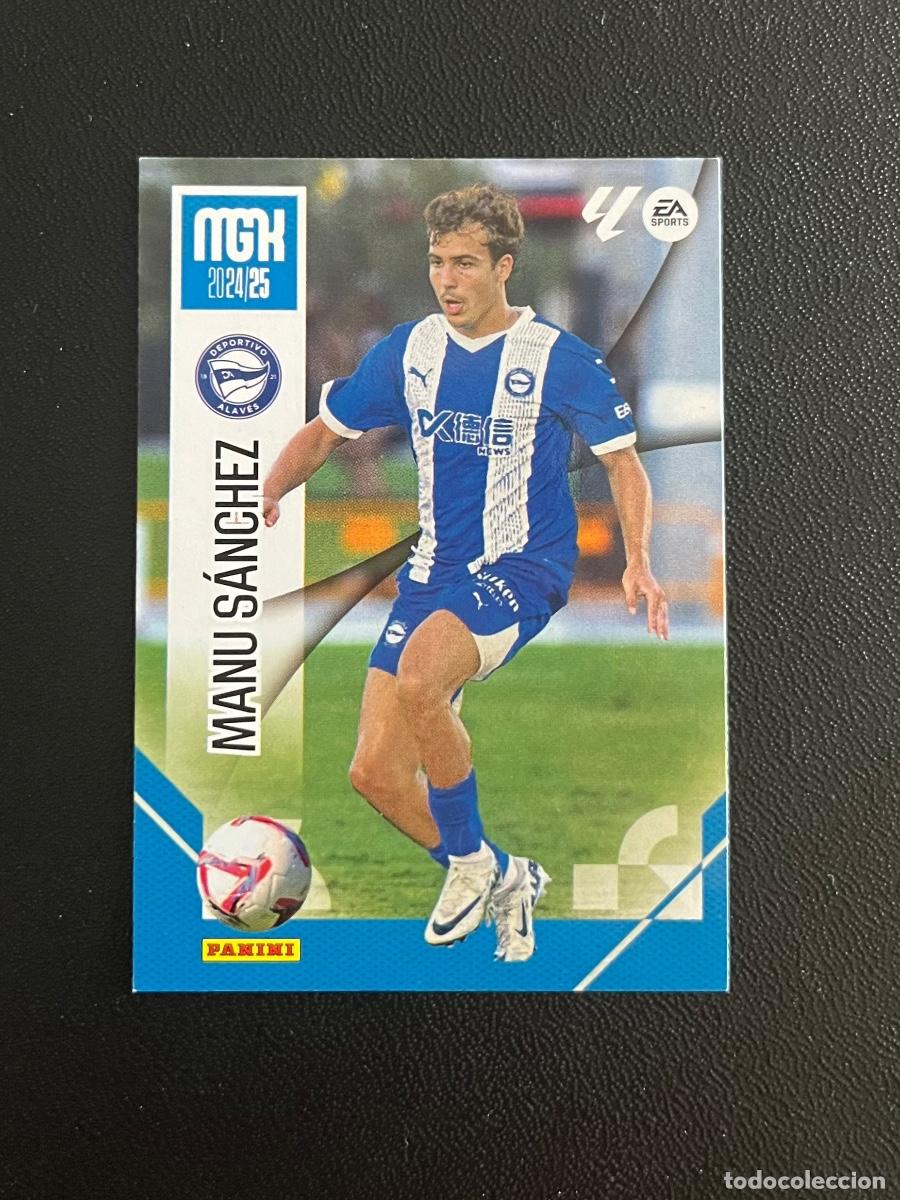 Cromos de f&uacute;tbol: 27 MANU S&Aacute;NCHEZ DEPORTIVO ALAV&Eacute;S MGK MEGACRACKS 24 25 PANINI CROMO LA LIGA EA SPORTS 2024 2025
