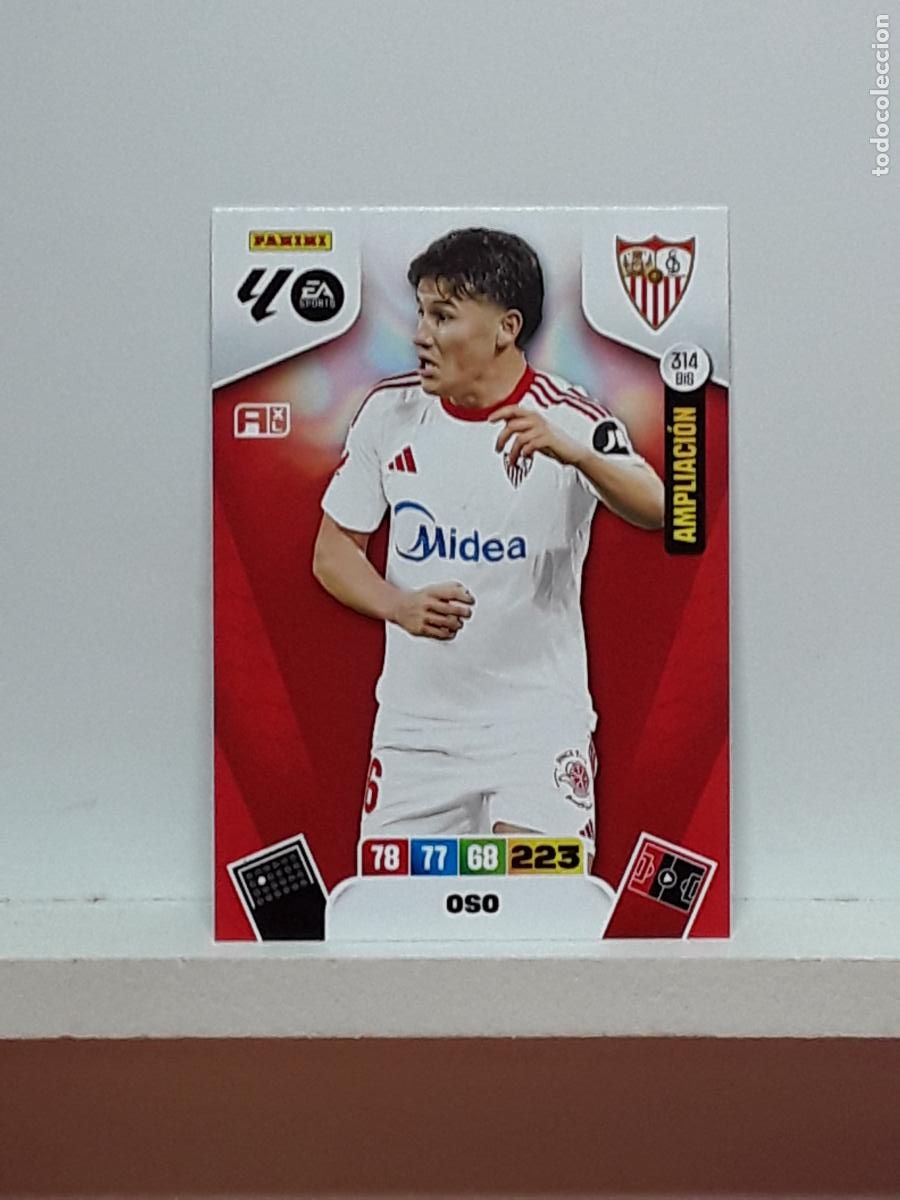 Cromos de f&uacute;tbol: ADRENALYN 2025 2026 25 26 ALBUM PANINI LIGA N 314BIS 314 BIS SEVILLA OSO
