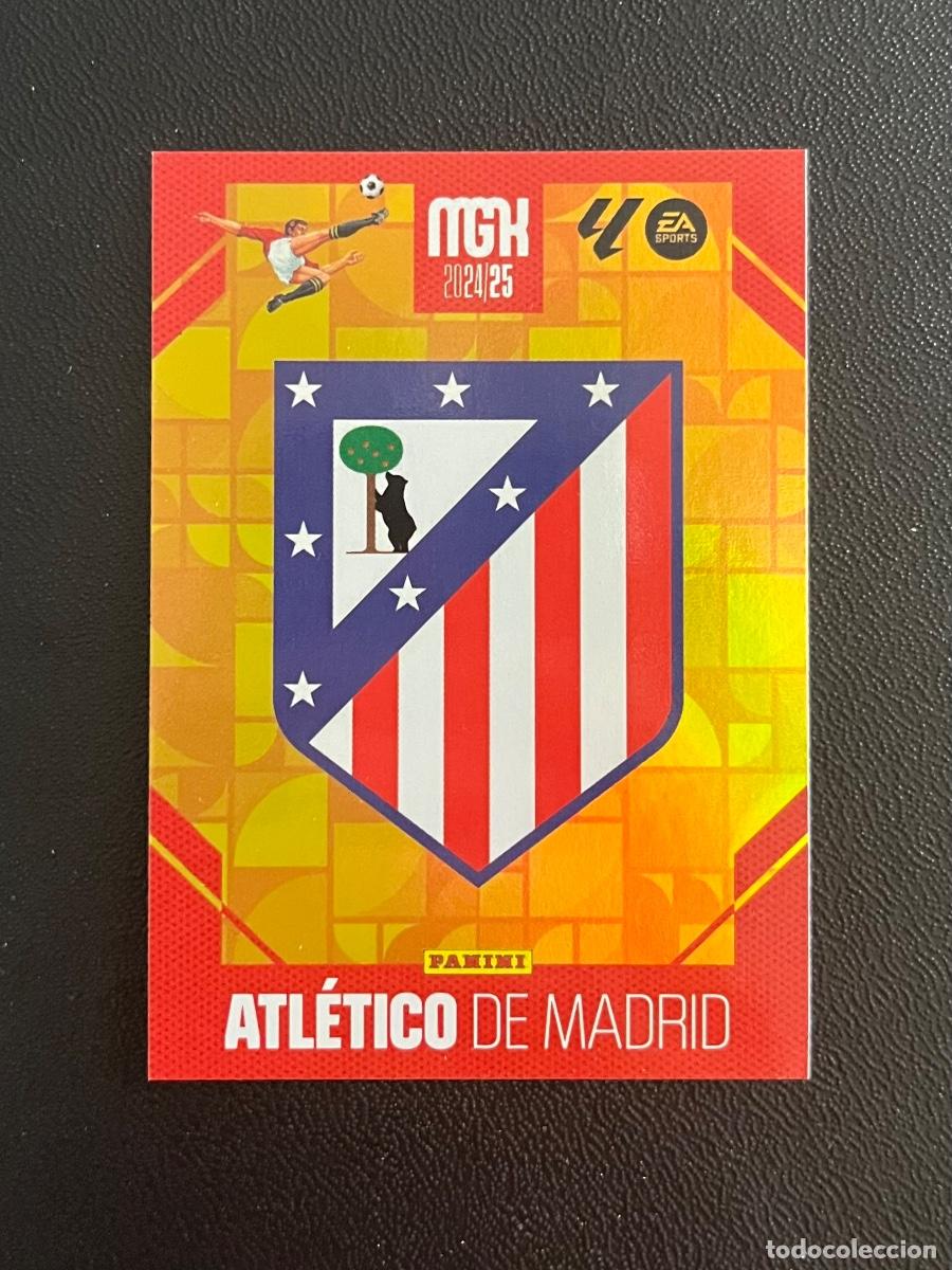 Cromos de f&uacute;tbol: 55 ESCUDO ATL&Eacute;TICO DE MADRID MGK MEGACRACKS 24 25 PANINI CROMO LA LIGA EA SPORTS 2024 2025