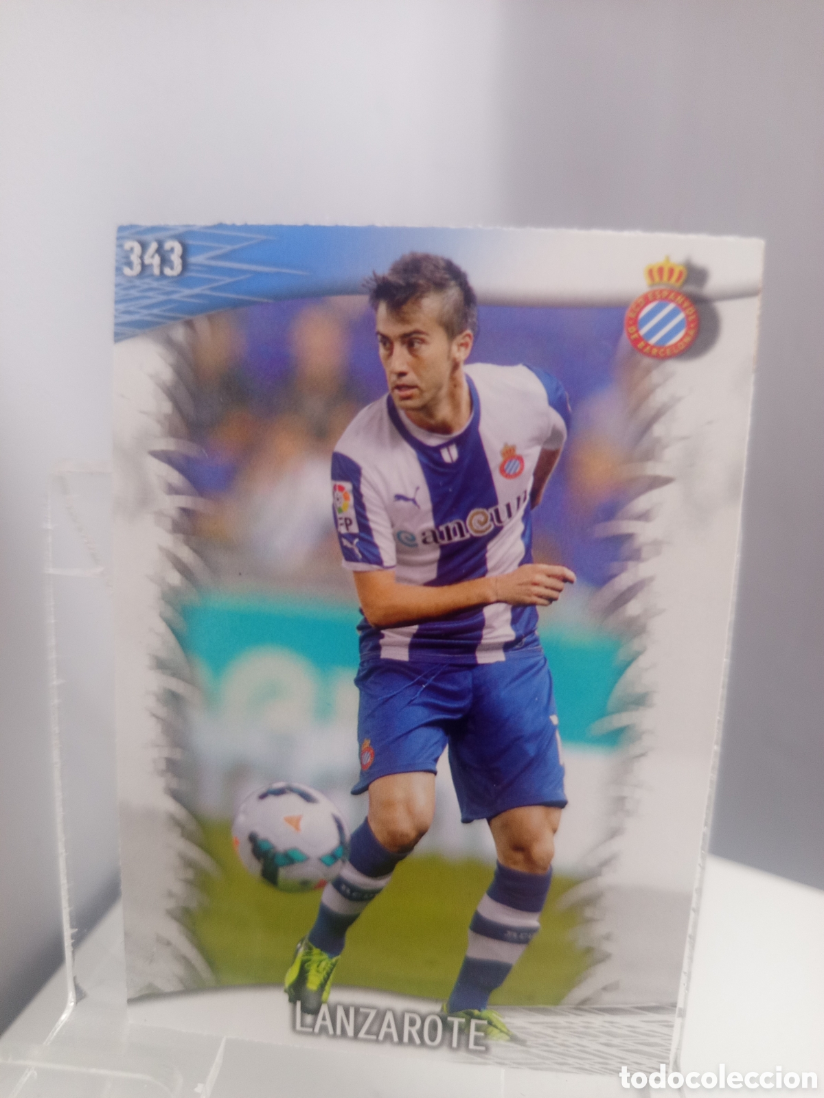 Cromos de f&uacute;tbol: ❇️ CROMO ⚽ LANZAROTE ESPA&Ntilde;OL 343 FICHAS LIGA QUIZ GAME 2014 13 14 2013 2014 MUNDICROMO ❇️