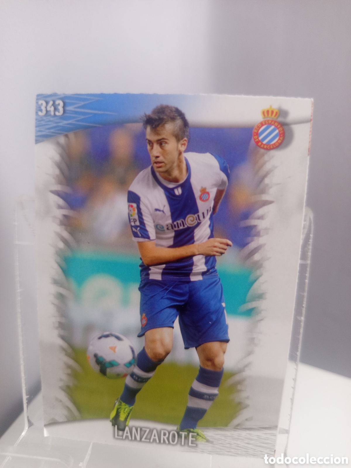 Cromos de f&uacute;tbol: ❇️ CROMO ⚽ LANZAROTE ESPA&Ntilde;OL 343 FICHAS LIGA QUIZ GAME 2014 13 14 2013 2014 MUNDICROMO ❇️
