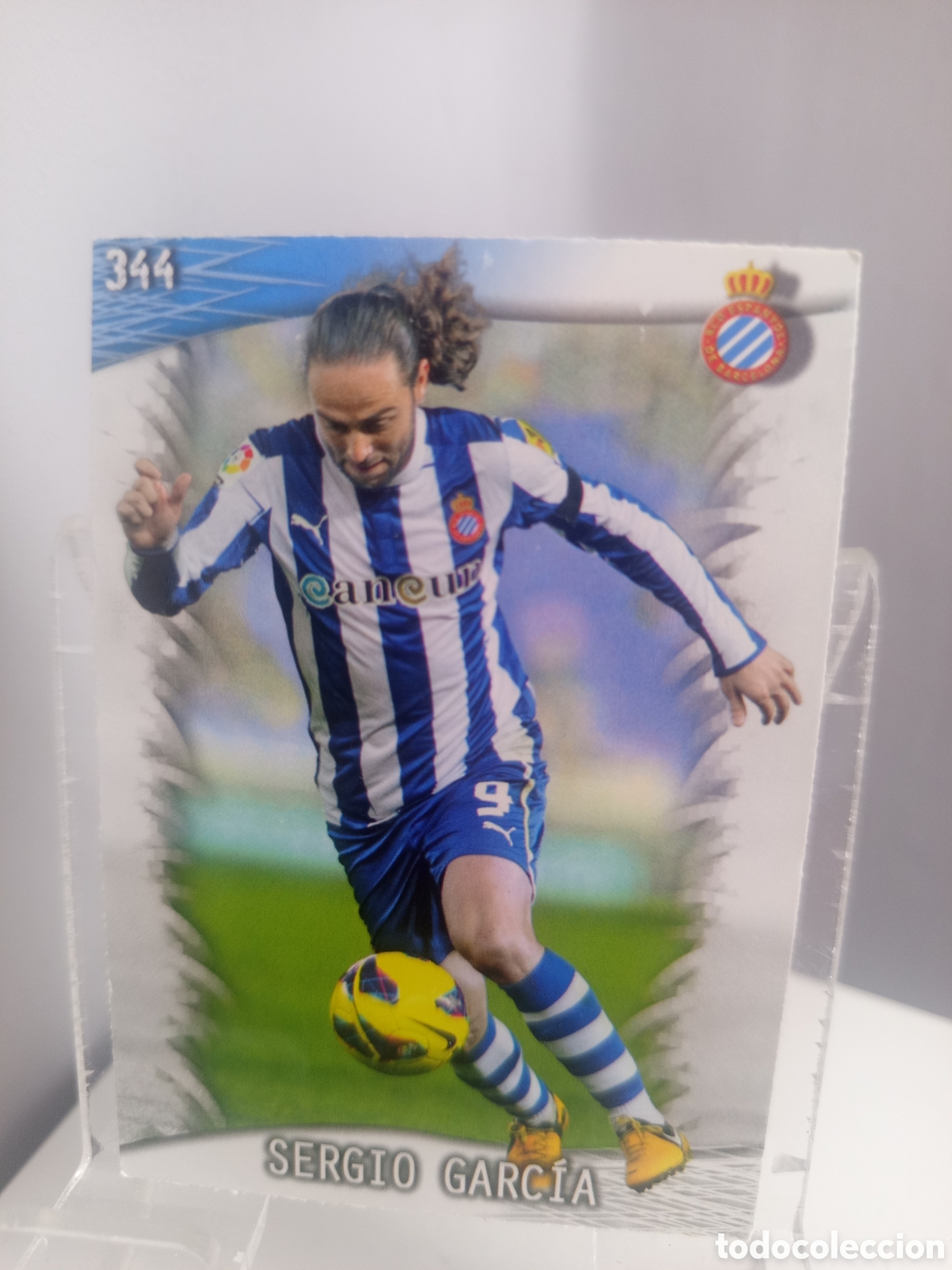 Cromos de f&uacute;tbol: ❇️ CROMO ⚽ SERGIO GARC&Iacute;A ESPA&Ntilde;OL 344 FICHAS LIGA QUIZ GAME 2014 13 14 2013 2014 MUNDICROMO ❇️