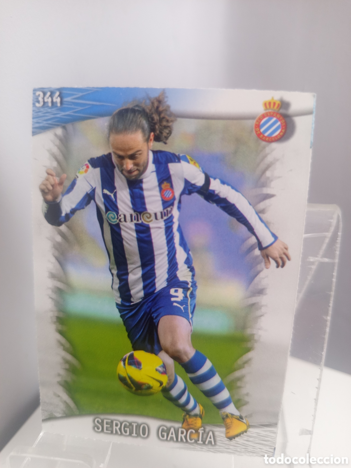 Cromos de f&uacute;tbol: ❇️ CROMO ⚽ SERGIO GARC&Iacute;A ESPA&Ntilde;OL 344 FICHAS LIGA QUIZ GAME 2014 13 14 2013 2014 MUNDICROMO ❇️
