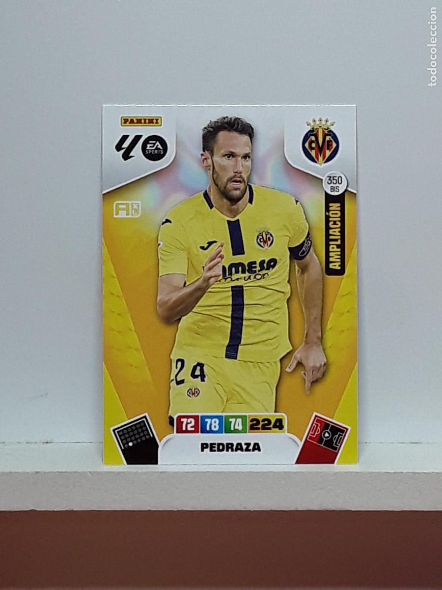 Cromos de f&uacute;tbol: ADRENALYN 2025 2026 25 26 ALBUM PANINI LIGA N 350BIS 350 BIS VILLARREAL PEDRAZA