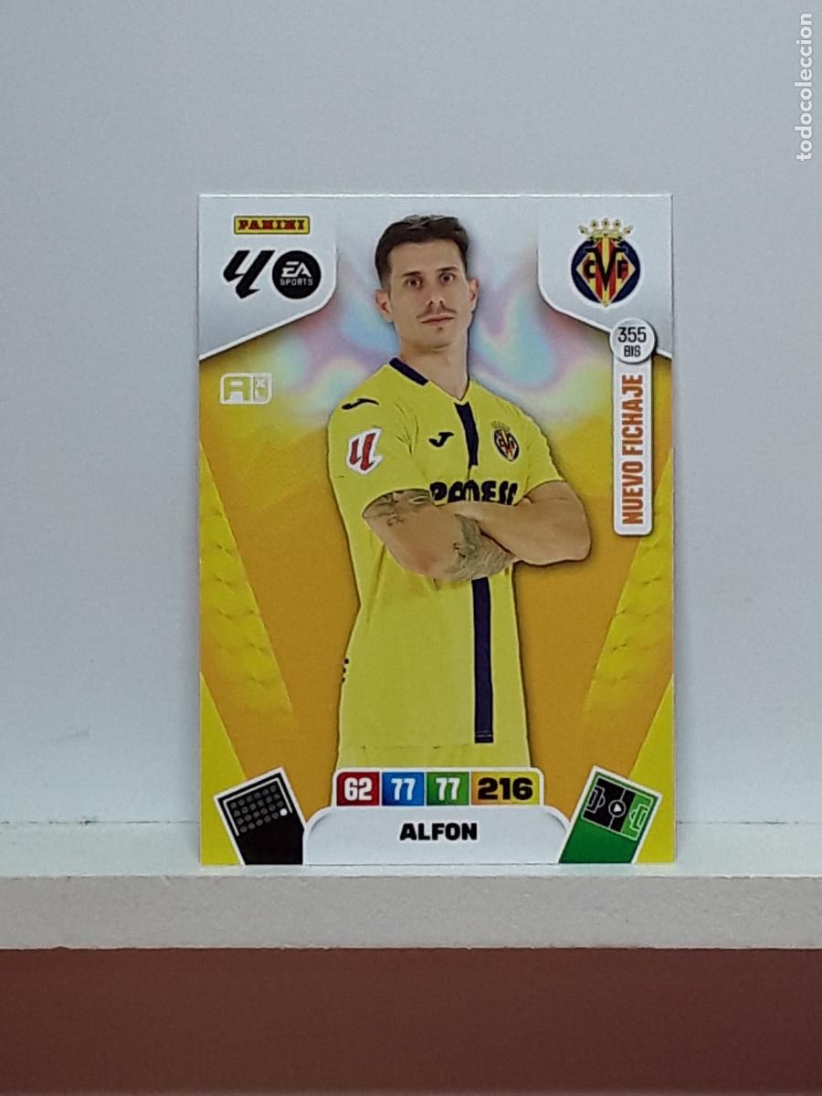 Cromos de f&uacute;tbol: ADRENALYN 2025 2026 25 26 ALBUM PANINI LIGA N 355BIS 355 BIS VILLARREAL ALFON
