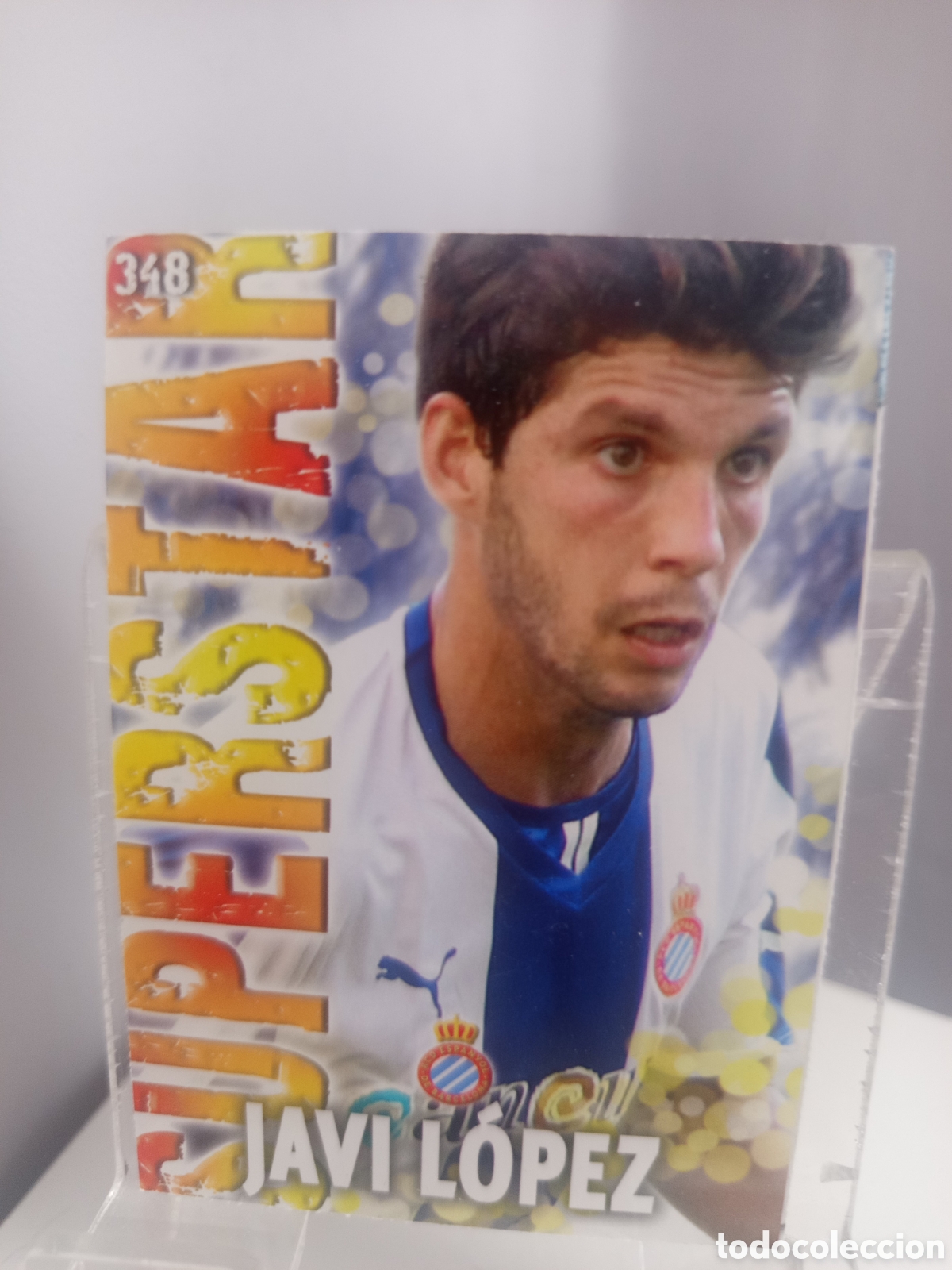 Cromos de f&uacute;tbol: ❇️ CROMO ⚽ JAVI L&Oacute;PEZ ESPA&Ntilde;OL 348 SUPERSTAR FICHAS LIGA QUIZ GAME 2014 13 14 2013 2014 MUNDICROMO ❇️