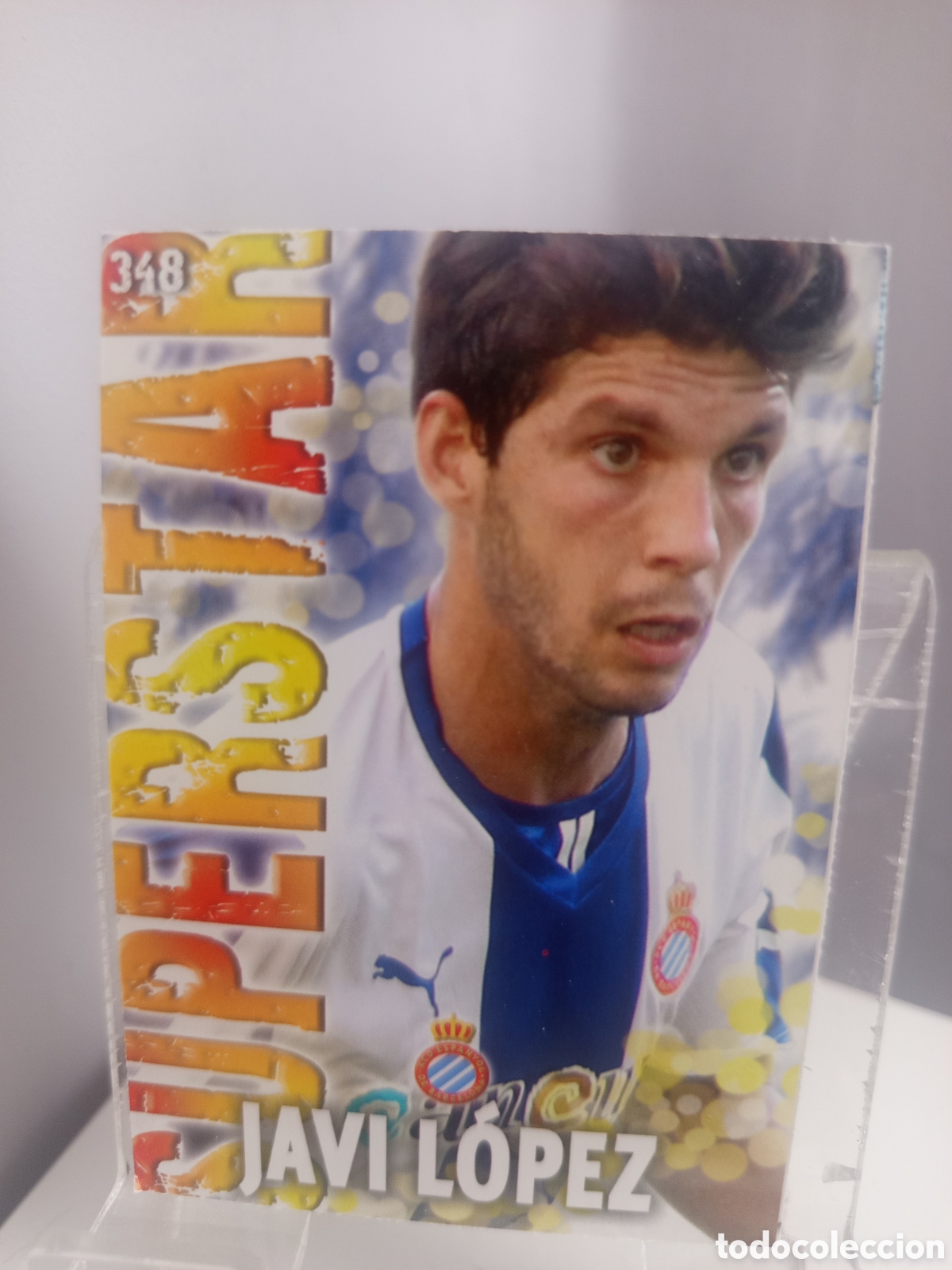 Cromos de f&uacute;tbol: ❇️ CROMO ⚽ JAVI L&Oacute;PEZ ESPA&Ntilde;OL 348 SUPERSTAR FICHAS LIGA QUIZ GAME 2014 13 14 2013 2014 MUNDICROMO ❇️