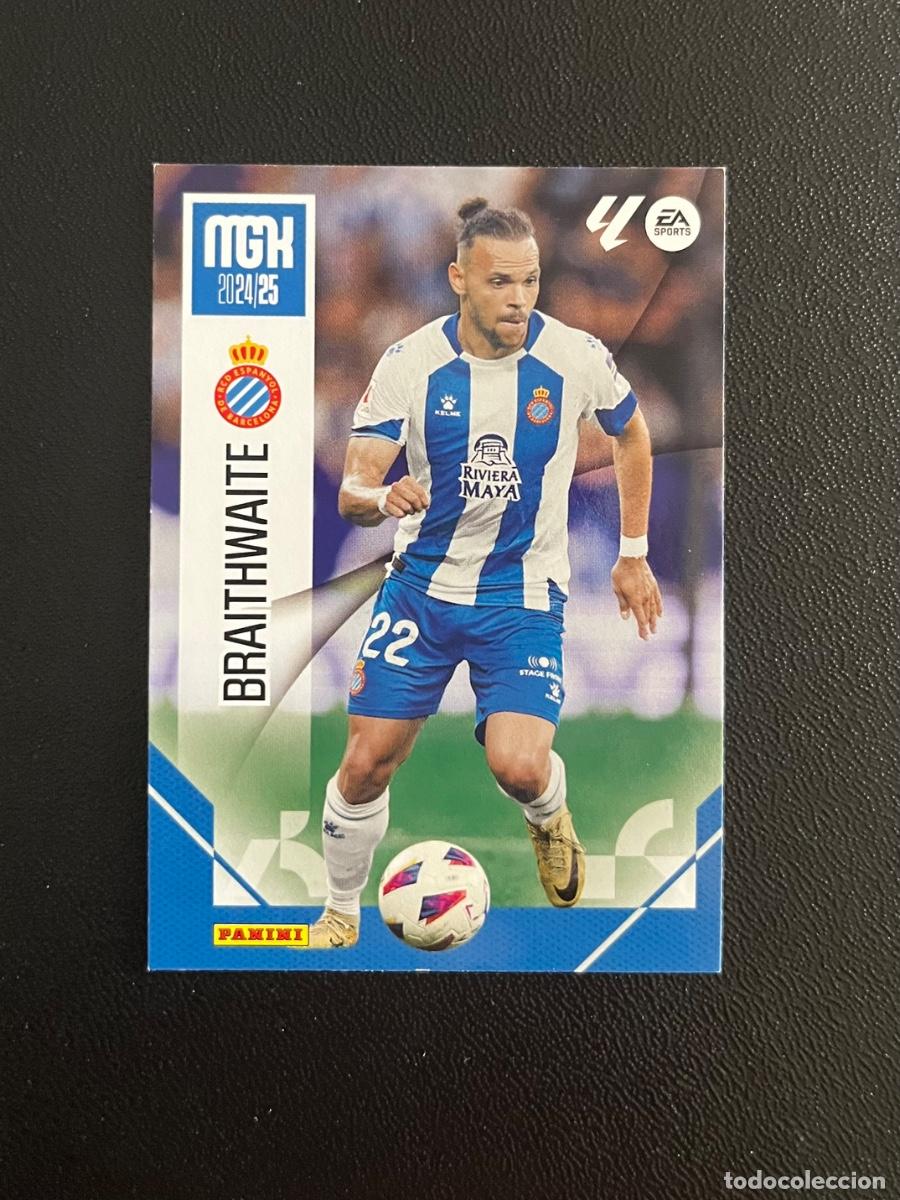 Cromos de f&uacute;tbol: 143 BRAITHWAITE RCD ESPANYOL BARCELONA MGK MEGACRACKS 24 25 PANINI CROMO LA LIGA EA SPORTS 2024 2025