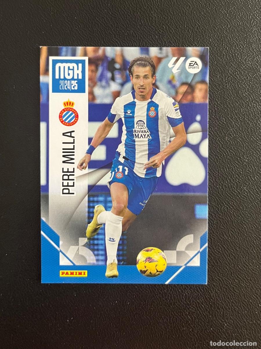 Cromos de f&uacute;tbol: 144 PERE MILLA RCD ESPANYOL BARCELONA MGK MEGACRACKS 24 25 PANINI CROMO LA LIGA EA SPORTS 2024 2025