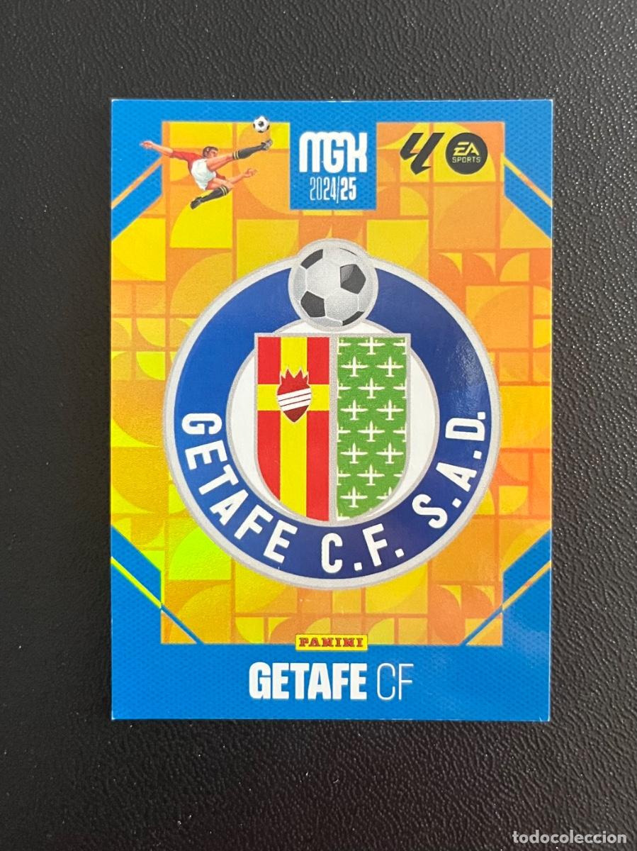 Cromos de f&uacute;tbol: 145 ESCUDO GETAFE CF MGK MEGACRACKS 24 25 PANINI CROMO LA LIGA EA SPORTS 2024 2025
