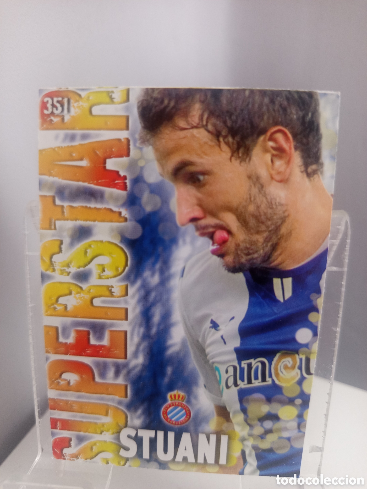 Cromos de f&uacute;tbol: ❇️ CROMO ⚽ STUANI ESPA&Ntilde;OL 351 SUPERSTAR FICHAS LIGA QUIZ GAME 2014 13 14 2013 2014 MUNDICROMO ❇️