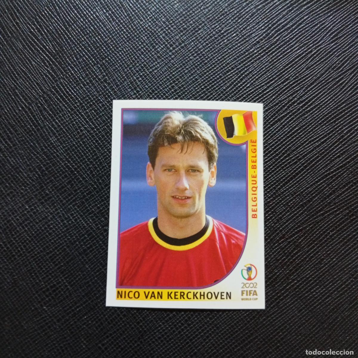 Cromos de f&uacute;tbol: 557 VN KERCKHOVEN BELGICA PANINI 2002 MUNDIAL KOREA FUTBOL 02 CROMO - SIN PEGAR - A59 PG514