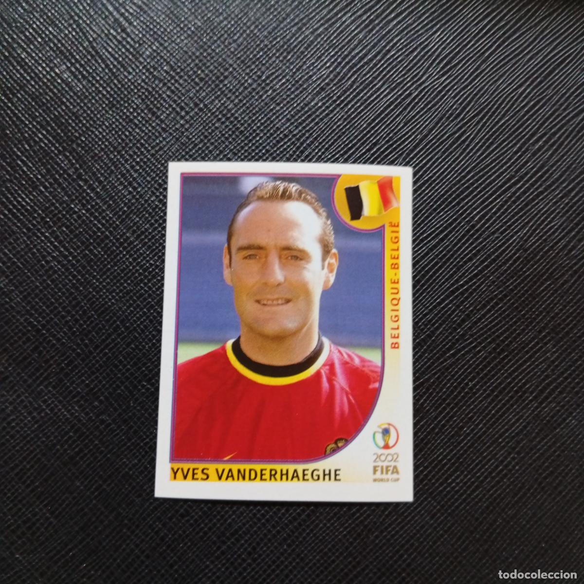 Cromos de f&uacute;tbol: 558 YVES VANDERHAEGHE BELGICA PANINI 2002 MUNDIAL KOREA FUTBOL 02 CROMO - SIN PEGAR - A59 PG523