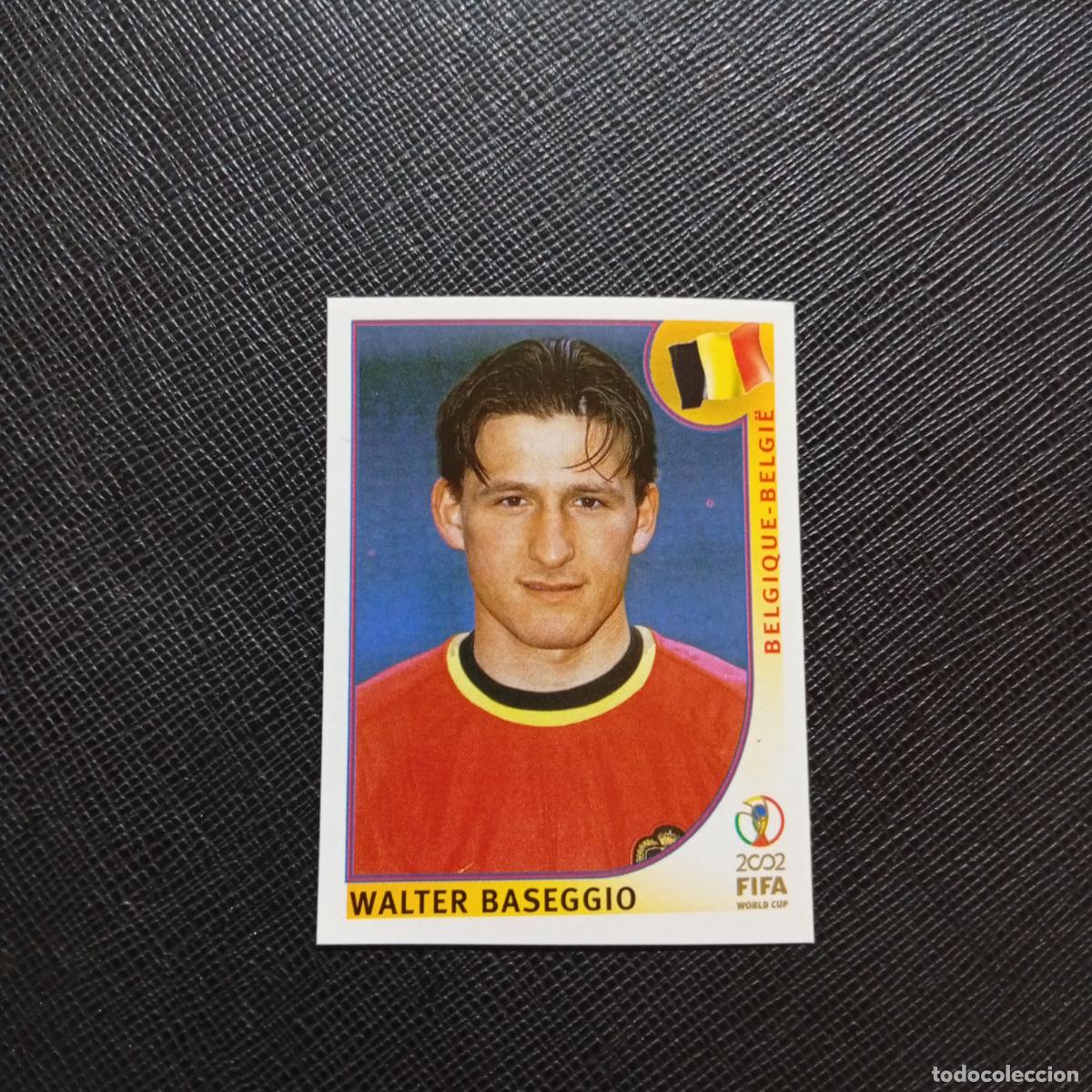 Cromos de f&uacute;tbol: 560 WALTER BASEGGIO BELGICA PANINI 2002 MUNDIAL KOREA FUTBOL 02 CROMO - SIN PEGAR - A59 PG523