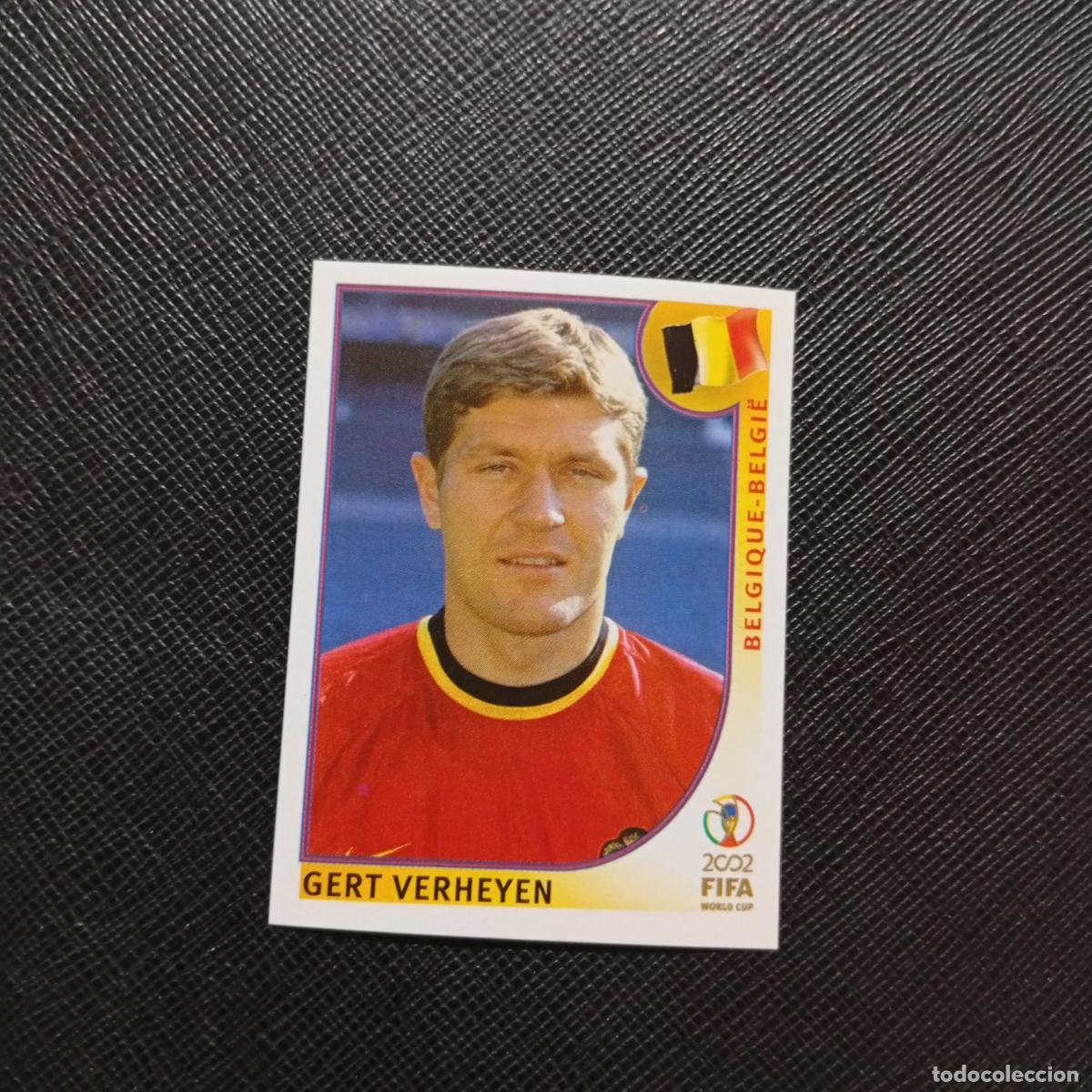 Cromos de f&uacute;tbol: 563 GERT VERHEYEN BELGICA PANINI 2002 MUNDIAL KOREA FUTBOL 02 CROMO - SIN PEGAR - A59 PG532